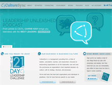 Tablet Screenshot of culturesync.net
